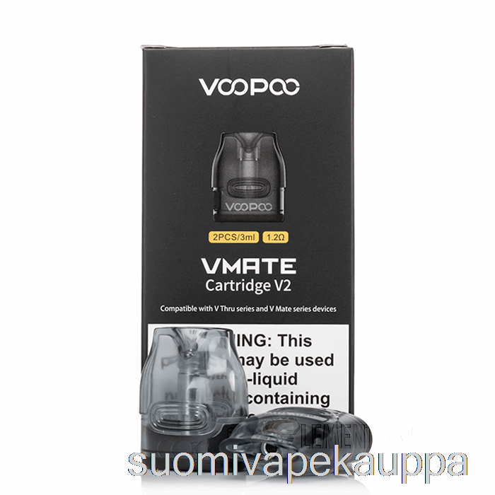 Vape Suomi Voopoo V.thru Pro Vaihtokotelot 1.2ohm Vmate V2 Podit